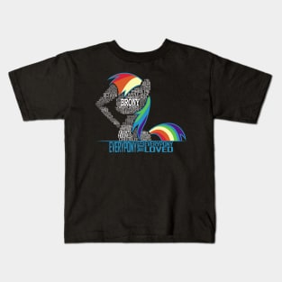 Brony Typography Kids T-Shirt